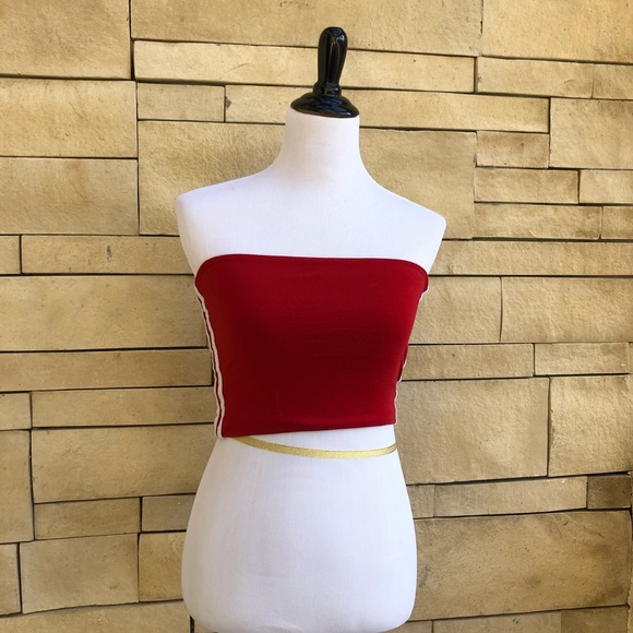 Brandy Melville Tops - Red tube top       C6